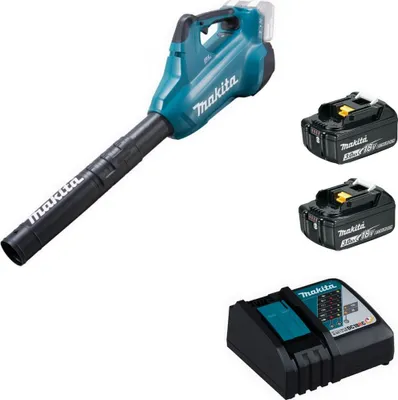 Produktbild von Makita Akku-Gebläse DUB362Z 2x 18V Blasrohr + 2x 3,0 BL1830B + Ladegerät DC18RC
