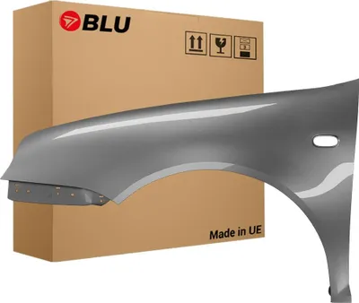 Image de BLU Aile Compatible avec VW Volkswagen Golf IV 4 LD7V Gauche Silber SilberGrau | 1997-2006 | Avant | Peint| Prêt à Monter | Galvanisé