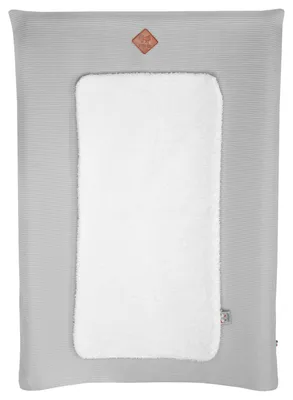Image de Housse de matelas à langer Luna - 70 x 50 cm - Gris clair | par SEVIRA KIDS