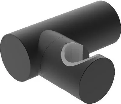 Produktbild von kielle Zubehör - Wandbrausehalter, schwarz matt 20901024