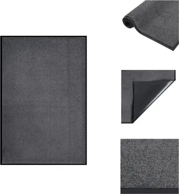 Obrázok produktu pre vidaXL Rohožka 80x120 cm antracitová - Rohožky