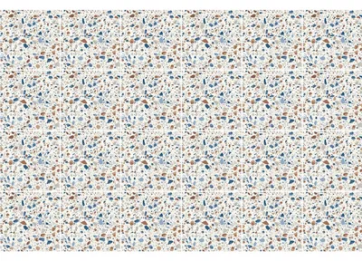 Obrázek produktu pro Samolepicí obkladové nálepky do kuchyně a koupelny – 24 nálepek s motivem teracových dlaždic, Terrazzo Alexia – 24 nálepek, 20 x 20 cm