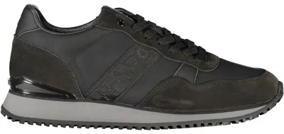 Produktbild von Herrensportschuhe Schwarz mit Kontrasten & Fußbett – Stil & Komfort