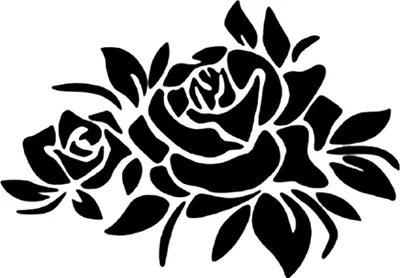 Image de Fleurs réfléchissantes autocollantes pour voiture Autocollants pour la décoration de la voiture Noir