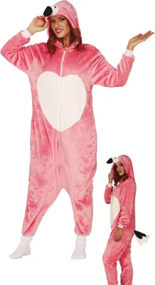 Immagine prodotto di Guirca 86670 Costume da fenicottero in peluche, adulto unisex, vari, taglia 42-44 GUIRCA