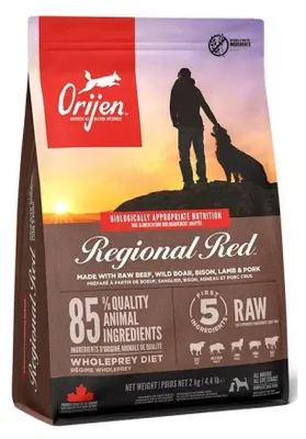 Image de Orijen Regional Red 2 kg Bœuf, Agneau, Porc