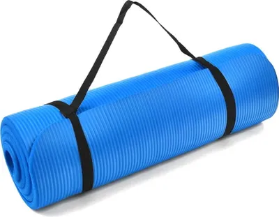 Zdjęcie produktu dla Mata Profit Fitness Pro NBR 180x60x1,5cm niebieska DK 2264