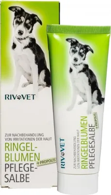 Immagine prodotto di RIVIERA RIVVET Pomata curativa con calendula per animali 75 ml
