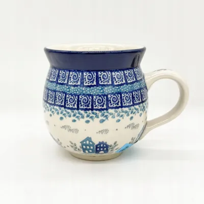 Produktbild von Becher Handgefertigte Bunzlauer Keramik Tasse 300 ml