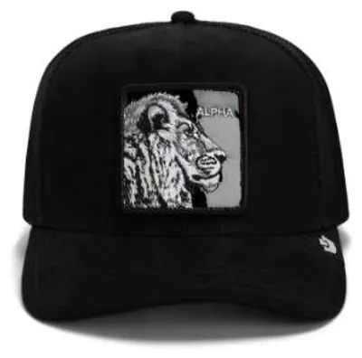 Produktbild von Goorin Bros. OG Trucker Cap Core Mesh Black Out Lion Void
