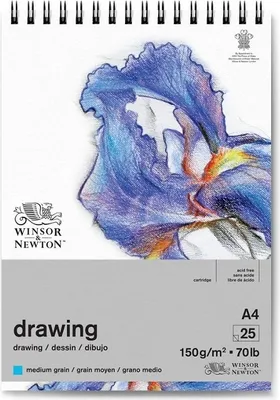 Immagine prodotto di WINSOR & NEWTON Blocco da disegno medio, A4 25 fogli
