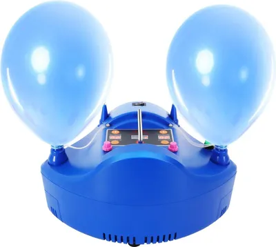 Image de Pompe à ballons & gonfleur - Électrique 1200 W - 500 L/min débit d'air - Gonflage rapide - Pour les fêtes & événements - Bleu