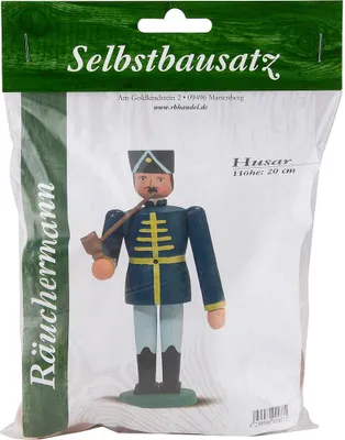 Produktbild von Bastelset Husar (20cm) Räuchermann von Erzgebirge-Palast