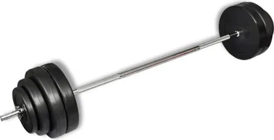 Produktbild von Langhantel mit Gewichten Set 60 kg