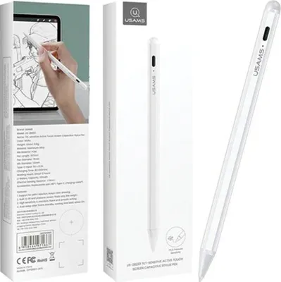 Produktbild von Usams Active Touch Screen Pen Rysik For Ipad Biały/White Zb223Drb01 (Us-Zb223)