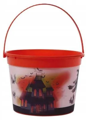 Produktbild von Fiestas Guirca Eimer für Süßigkeiten Hologramm Hexe Halloween