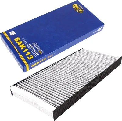 Produktbild von Aktivkohlefilter für Innenraumluft, 348 mm Länge, 160 mm Breite, 29 mm Höhe