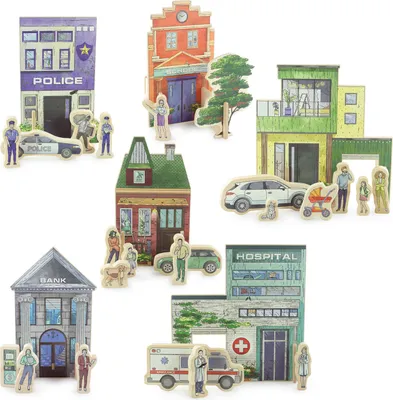 Produktbild von Vemkel Spielset „Stadt“