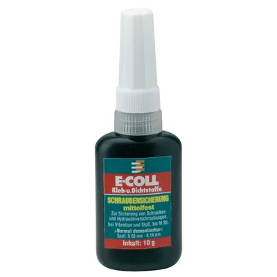 Produktbild von E-COLL Schraubensicherung mittelfest-niedrigviskos, 10 g (Rohrgewindekleber)