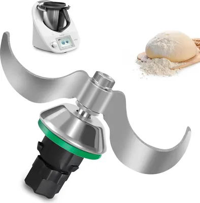 Obrázek produktu pro Čepel na těsto pro Thermomix TM6, TM5, nerezová čepel na míchání těsta, bez zbytků těsta nebo nečistot, rychlé čištění čepele na těsto, příslušenství