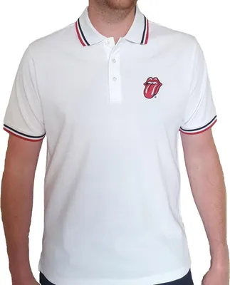 Immagine prodotto di The Rolling Stones - Polo "Classic" per uomini/donne Unisex RO1172 (XXL) (Bianco)