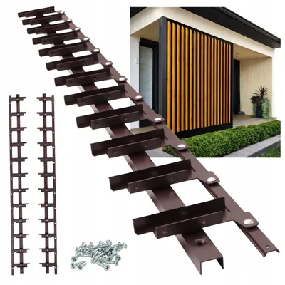 Zdjęcie produktu dla Ruchome Deseczki System Tarasowy Mechanizm Duoflex Shutters Brązowy 107Cm