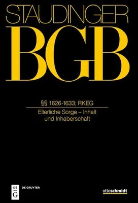 Produktbild von Staudinger BGB: §§ 1626-1633; RKEG