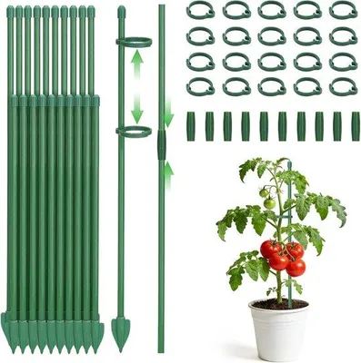 Productafbeelding van Famanu plantensteunen, set van 20 stuks – 10 stuks van 30 cm en 10 stuks van 40 cm