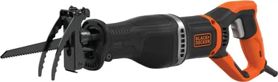 Zdjęcie produktu dla Pilarka szablasta Black + Decker 750W z zaciskiem do gałęzi - BES301-QS