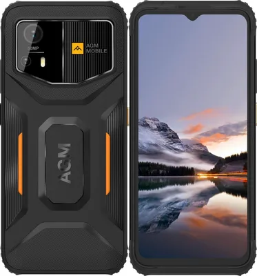Produktbild von AGM H6 Pro, 16,7 cm (6.56"), 6 GB, 128 GB, 50 MP, Android 16.0, Schwarz