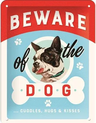 Produktbild von Nostalgic-Art - Blechschild 15x20 cm - Animal Club -  Of The Dog