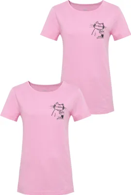 Produktbild von mavi 2er-SET Kurzarm T-Shirt mit Motiv Print und Rundhalsausschnitt Größe: XS