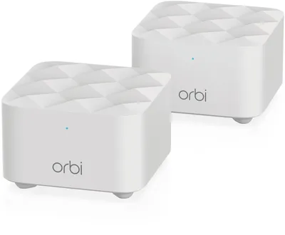 Produktbild von NETGEAR Orbi WiFi System (RBK12) AC1200 Dual-Band (2,4 GHz/5 GHz) Wi-Fi 5 (802.11ac) Weiß 1