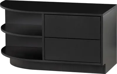 Produktbild von Drawer Finca, Schwarz, Holz, Schwarz, Holz, 2 Schublade(n), 780 mm