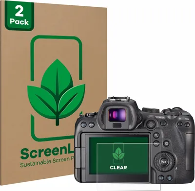 Produktbild von 2x ScreenLeaf Schutzfolie für Canon EOS R6 Displayschutz Display Schutz Folie Klar Transparent