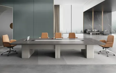 Zdjęcie produktu dla Bardzo duży stół konferencyjny 600x180x75 cm do nowoczesnych spotkań.
