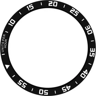 Produktbild von INF Schwarz-Weiß 45mm Edelstahl Lünette für Samsung Galaxy Watch 5 Pro