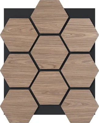 Produktbild von Akustikwandpaneele, 4er-Pack, 81 x 66 cm, schallabsorbierend