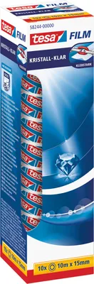 Produktbild von tesafilm kristall-klar Klebefilm Klebeband mit starker Haftung - 10er Pack