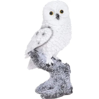 Productafbeelding van Uil op boomstam 20 cm 2 assorti Nampook