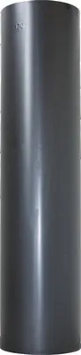 Produktbild von BERTRAMS 011410, Gerades Schornsteinrohr, Schwarz, Stahl, 400 °C, 12 cm, 1000 mm