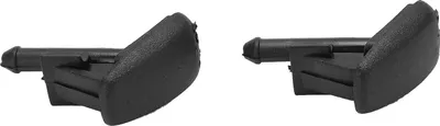 Image de 2 pièces gicleur de lave-glace 61601384859 noir ABS remplacement pour 318i 1992-1999