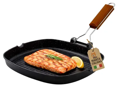 Immagine prodotto di Bistecchiera AkitaInk 24x24 cm Induzione Alluminio Pressofuso