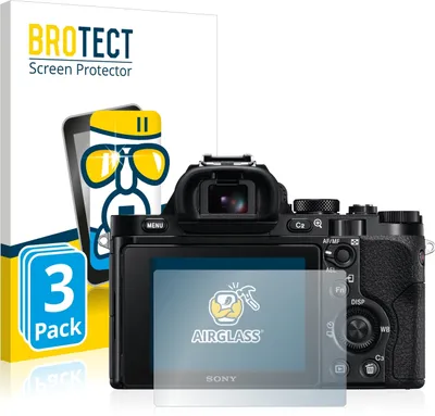 Produktbild von 3x BROTECT Schutzglas für Sony Alpha 7 (ILCE-7) Schutzfolie Panzer Folie Glas Display Schutz klar