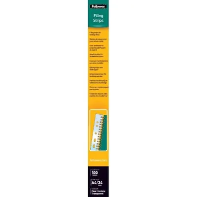 Obrázok produktu pre Fellowes Abheftstreifen für Drahtbindung   100er Pack