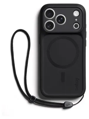 Produktbild von Bellroy, MagSafe Schutzhülle für iPhone 18 Pro / 17 Pro Venture mit Kordel, Schwarz