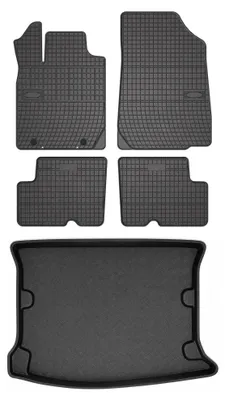 Immagine prodotto di Tappetini gomma SolidPRO + bagagliaio per Dacia Sandero I 2008-2013 5 pezzi