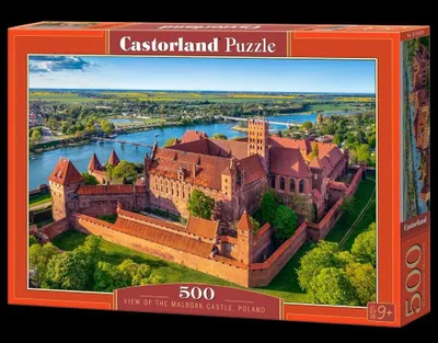 Immagine prodotto di Puzzle 500 pezzi Vista del Castello di Malbork, Polonia 054039 Castorland