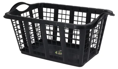 Produktbild von Storage Solutions Waschekorb - schwarz - 37 Liter - 60 x 40 x 30 cm