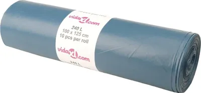 Produktbild von vidaXL Müllsäcke 100 Stk. Blau 240 L